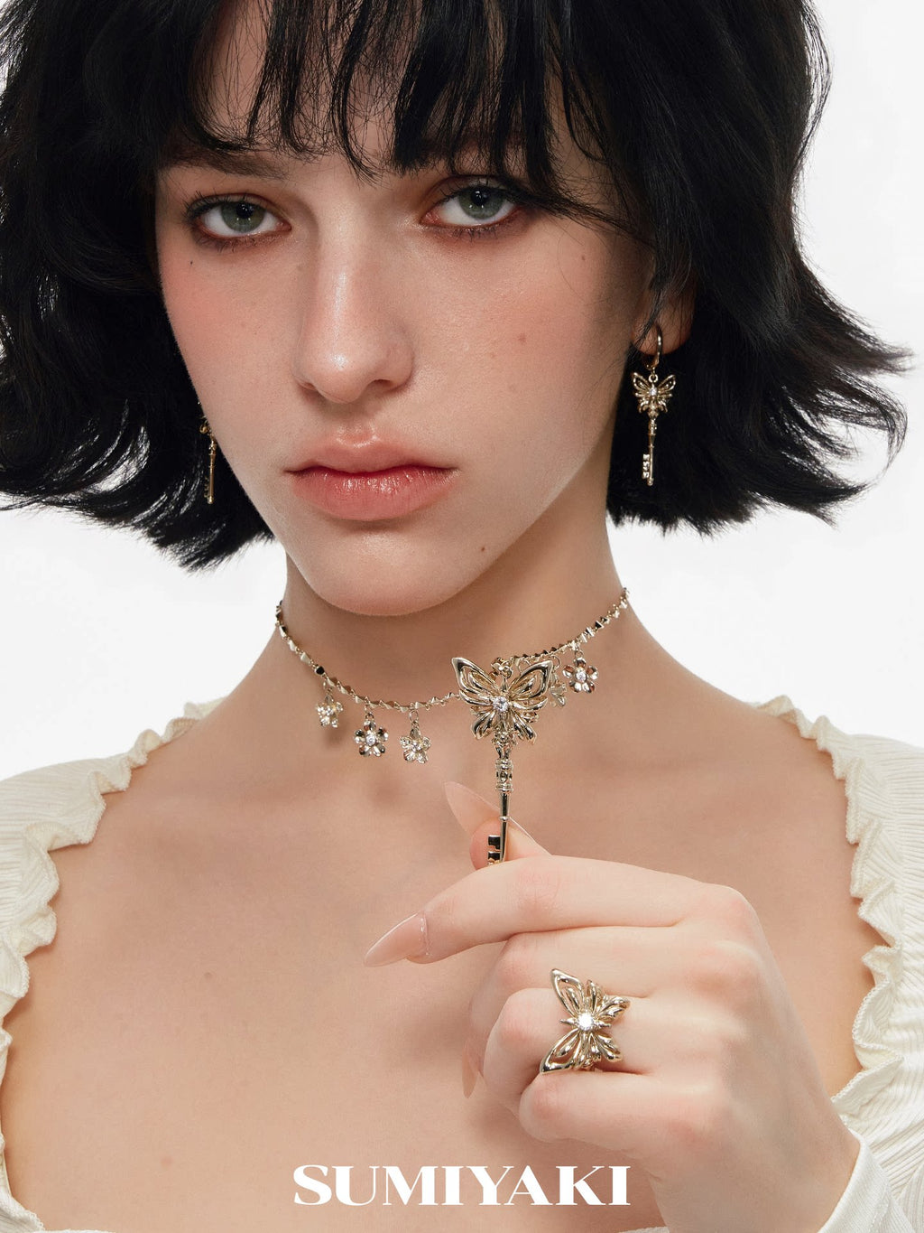 SUMIYAKI Butterfly Key Necklace