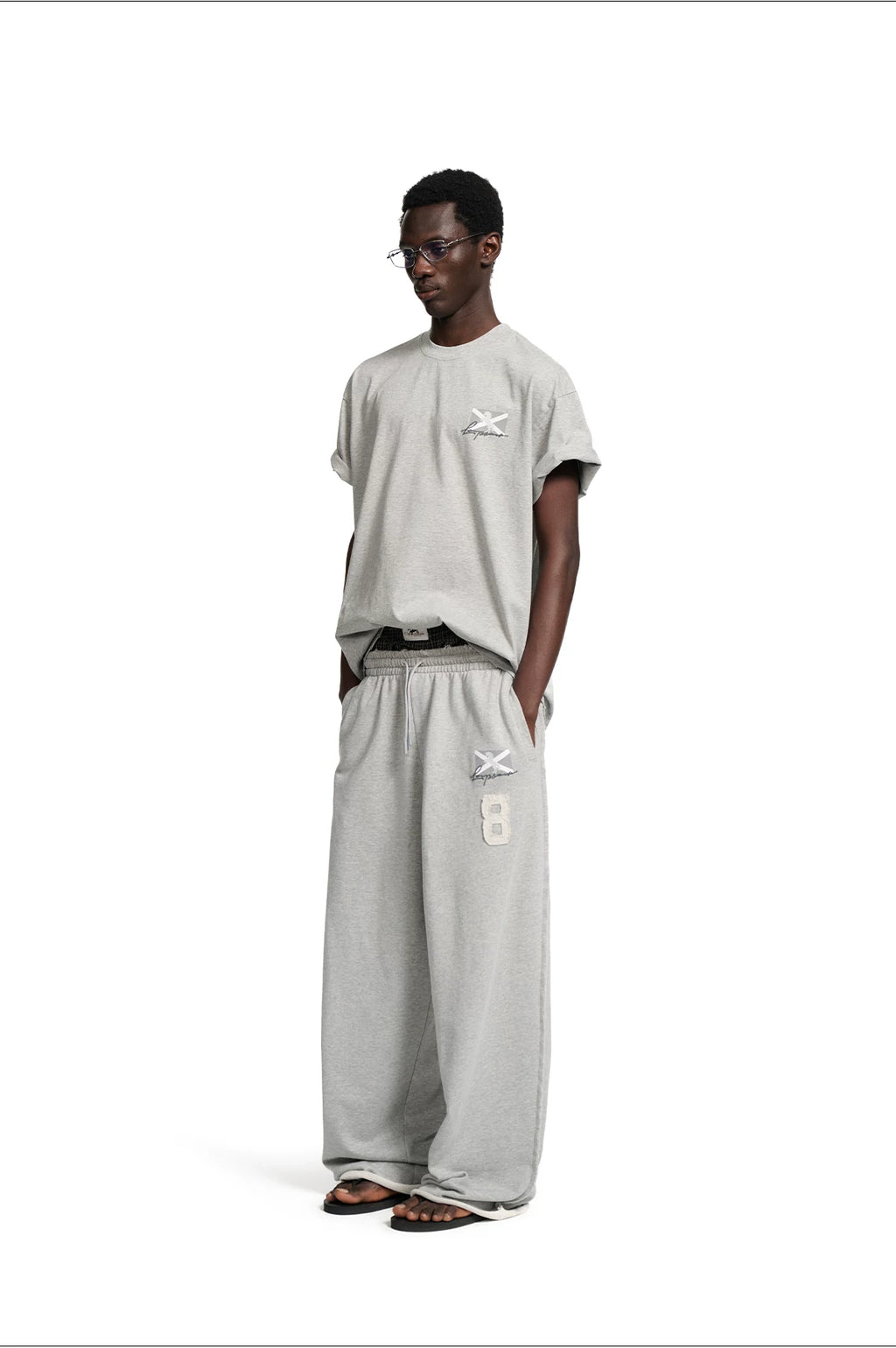 Loopsoon Loose Wide Leg Sweatpants