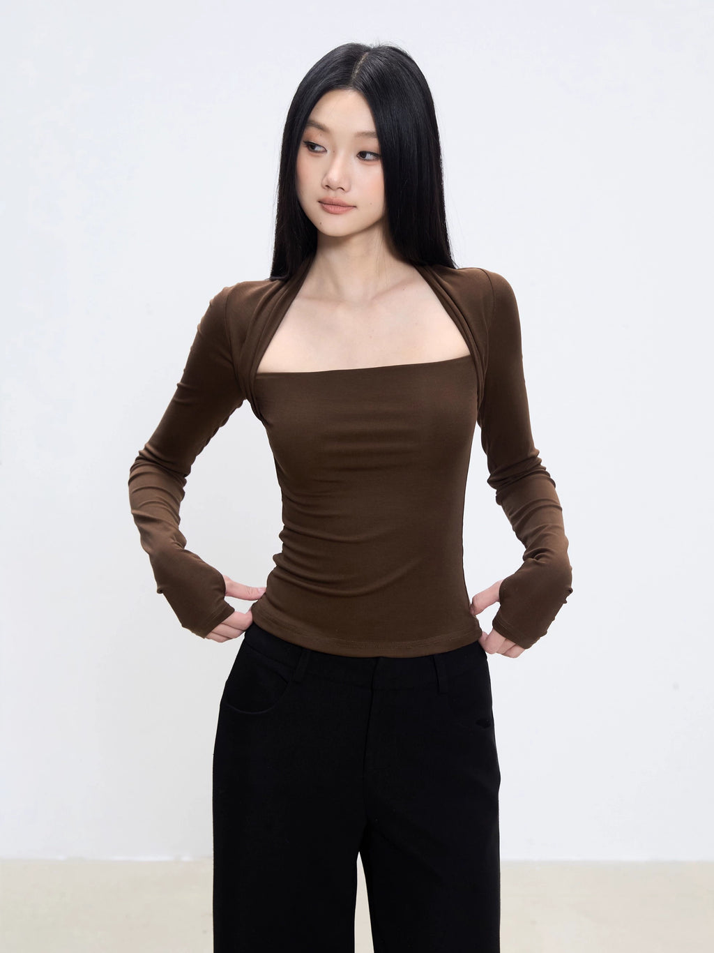 WITHMIN Slim and Thin Long Sleeves