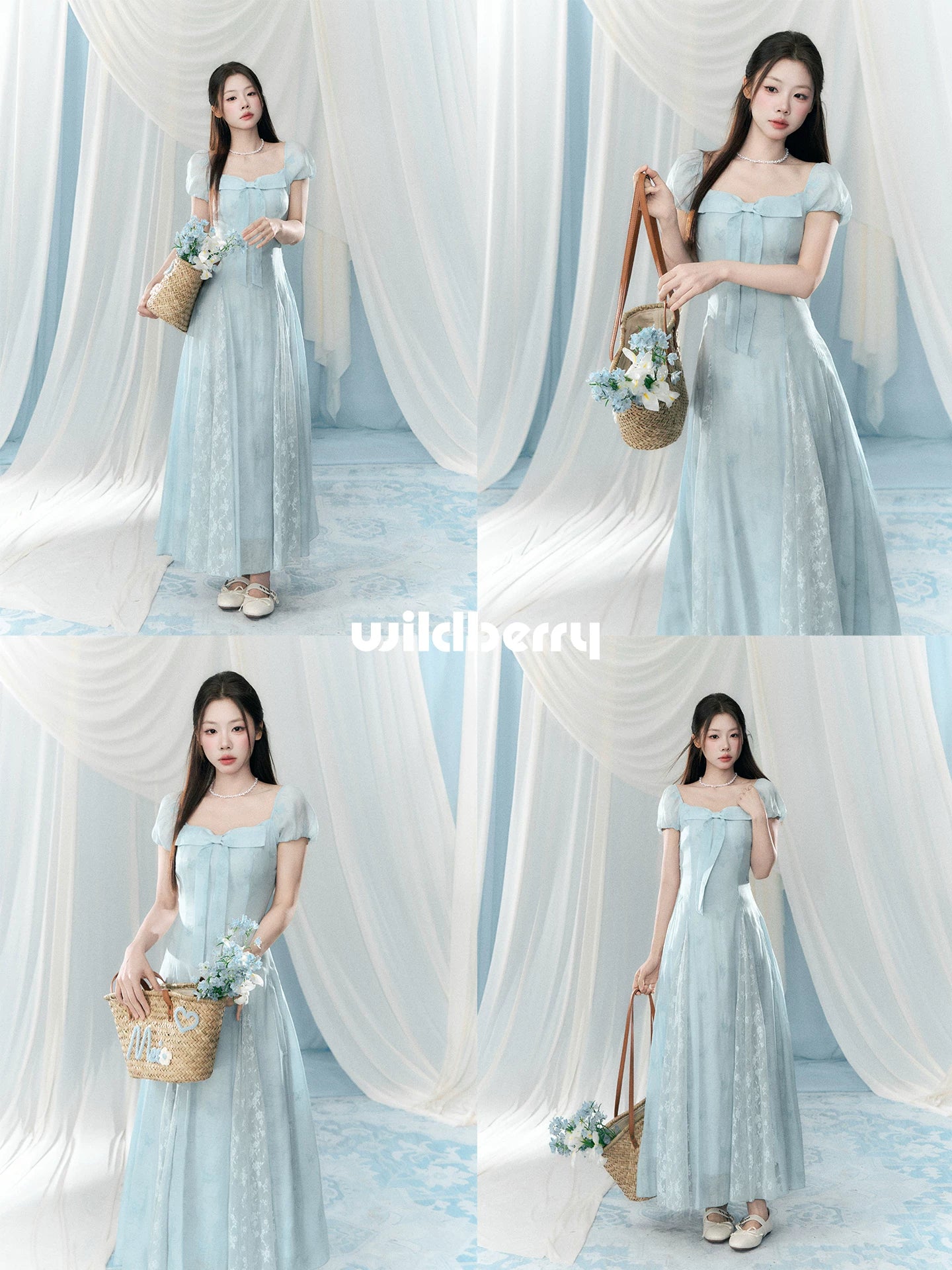 Wildberry Casual Square Neck Dress