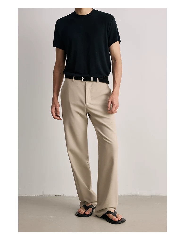 SEE ALSO Slack Drape Straight Casual Trousers