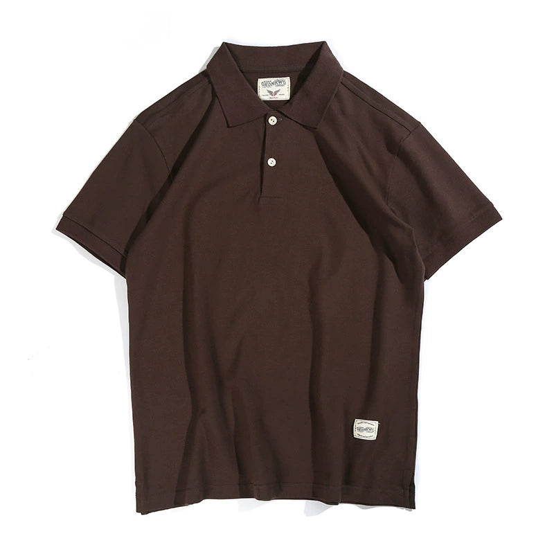 PrintAce Vintage Lapel POLO Shirt