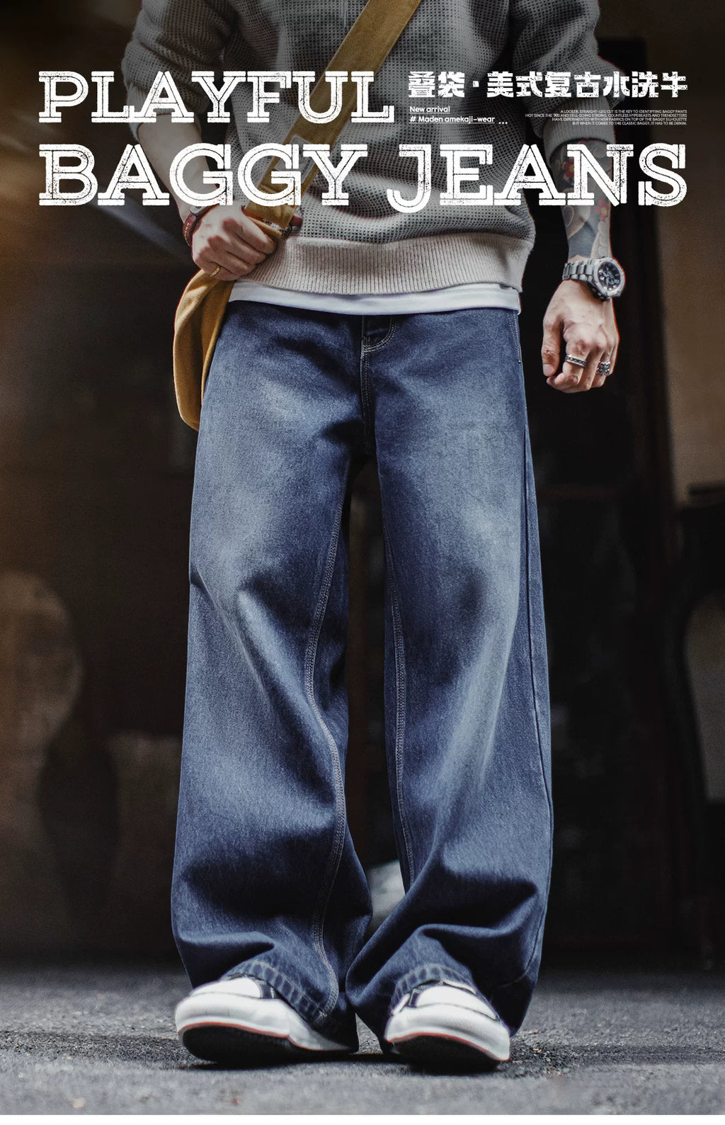 MADEN Workwear 400g Relaxed Fit Jeans