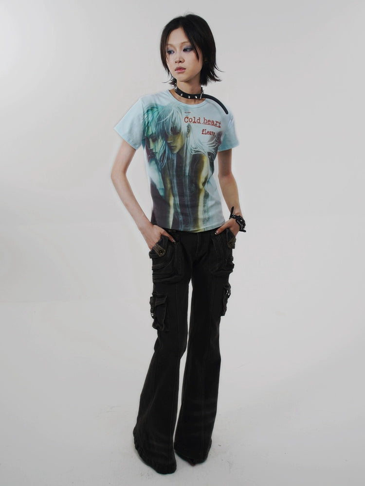 WEBBAR Original Y2K Game 3D Role Tee