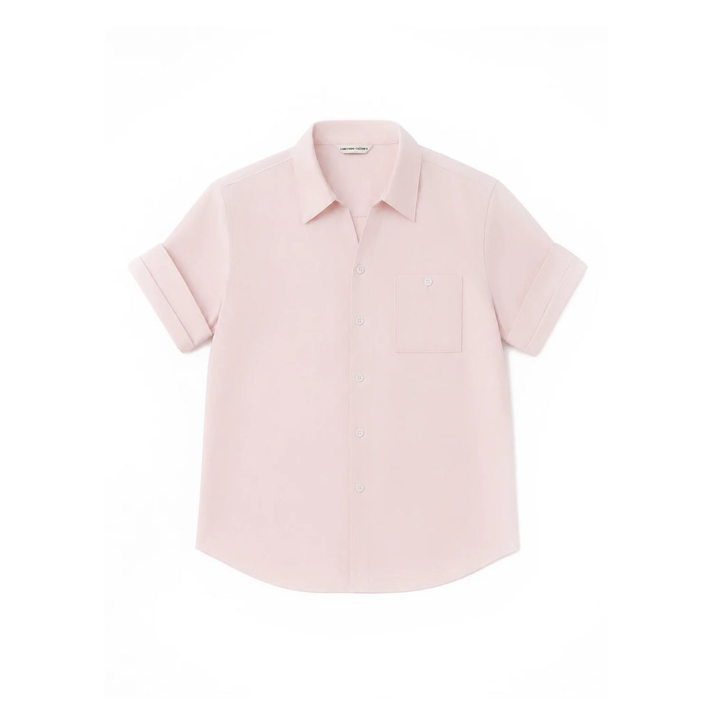 Sameuoo Minimalist Versatile Short Sleeve Shirt