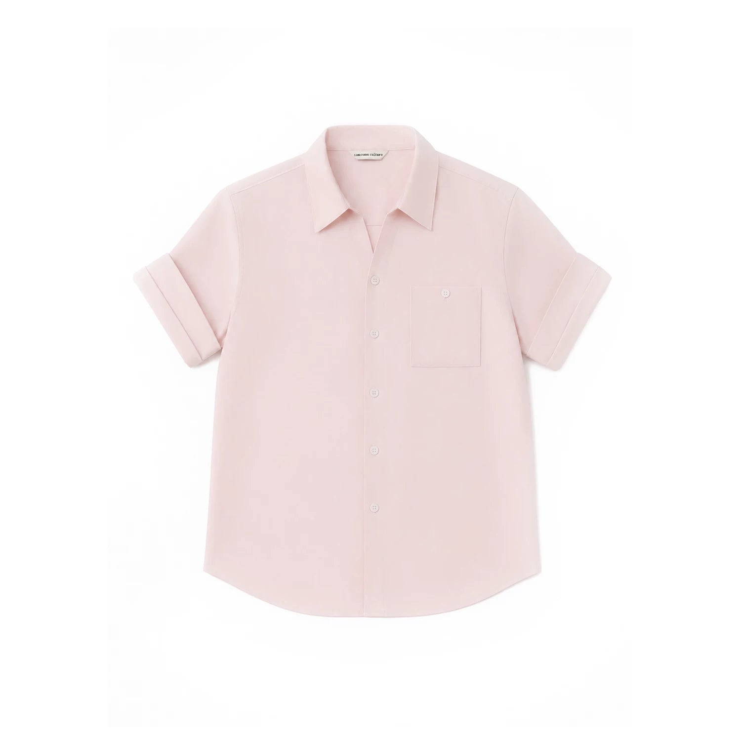 Sameuoo Minimalist Versatile Short Sleeve Shirt