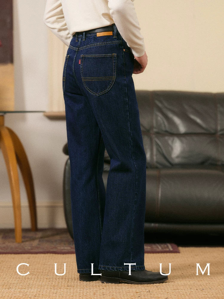 CULTUM Vintage High Waist Loose Pull Jeans