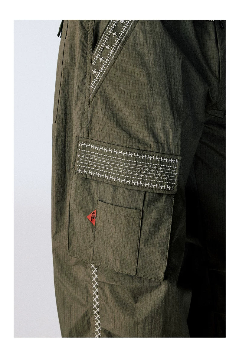 CONP Embroidery Thread Embroidered Paratrooper Overalls