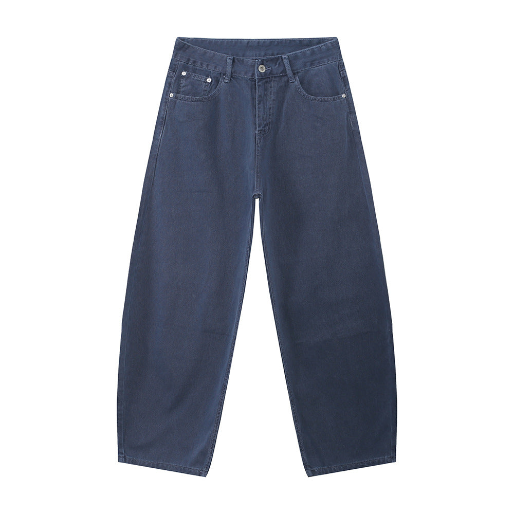 MTLCLOTHES Versatile Drape Floor Wash Jeans