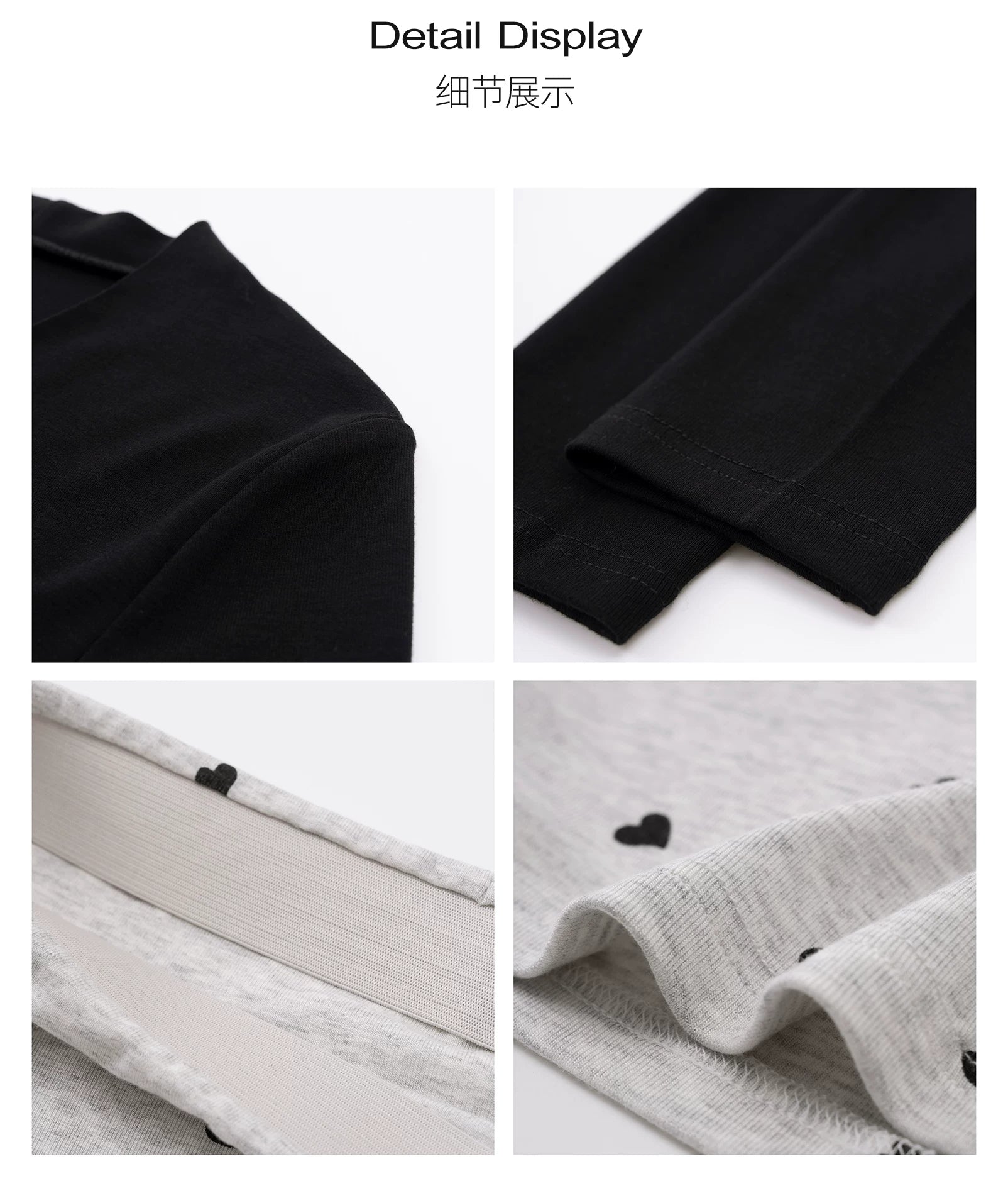 RICH IN CHEESE V-neck Stretch-knit Long-sleeved Skirt Set