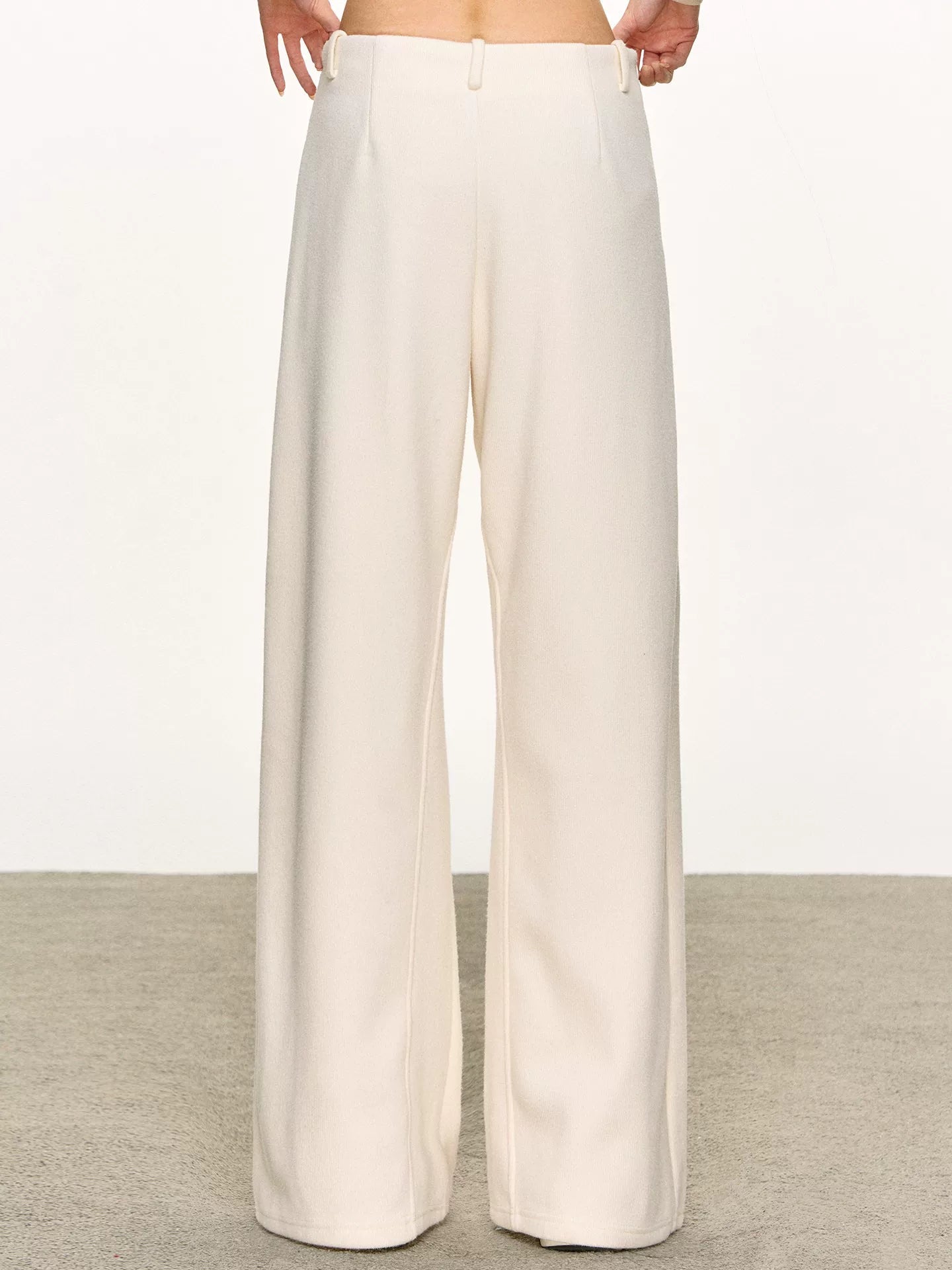 Anna Aneae Straight Casual Loose Mopping Wide-leg Pants