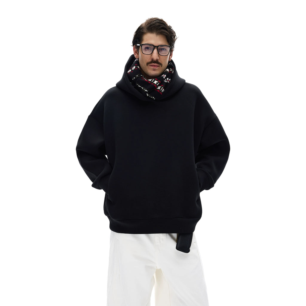 MADWITCH Simple Loose Casual Hooded Sweater
