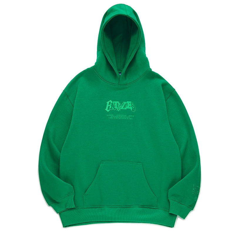 Battles Versatile Loose Fleece Hooded Sweater