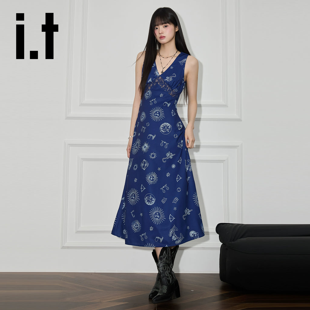 IT: CHOCOOLATE V-neck Vest Dress