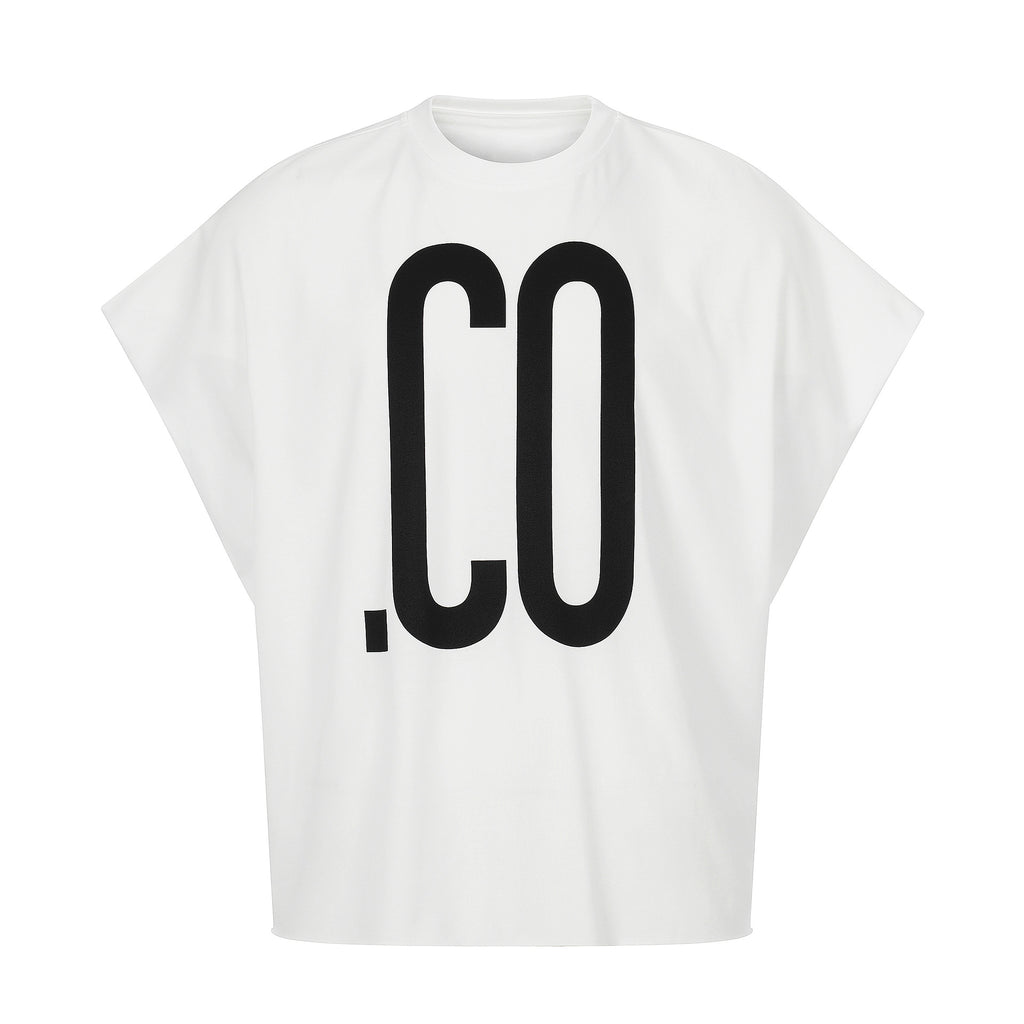 11KN Loose Letter Print Vest