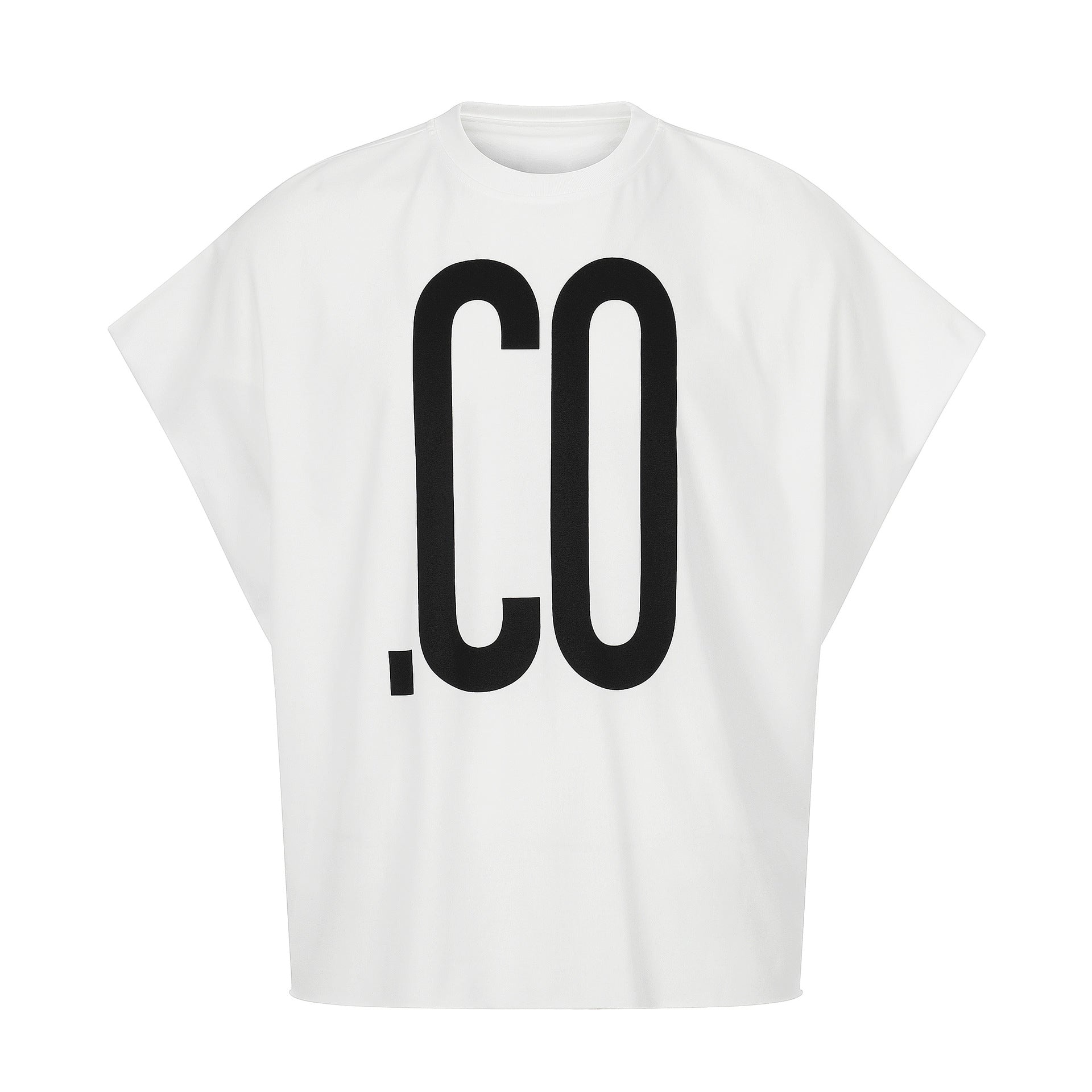11KN Loose Letter Print Vest