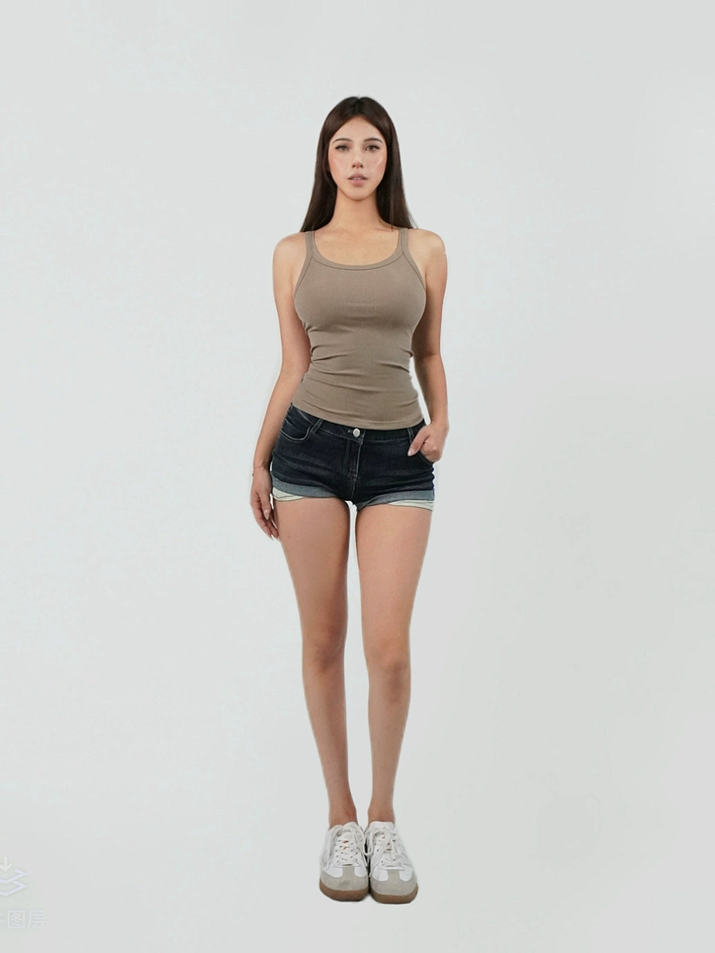 Jim Kennet Minimal Threaded Slim Vest Stretch Sling