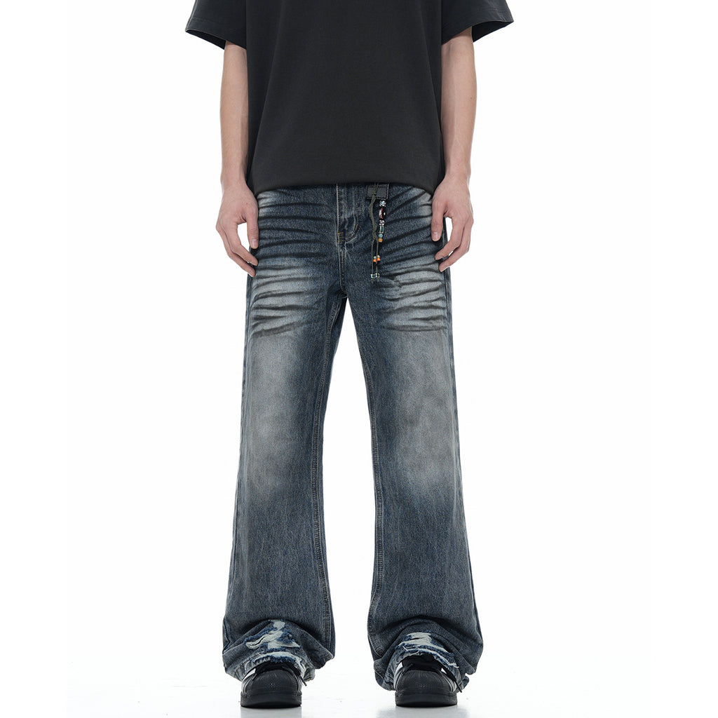 11KN Retro Dirty Dyed Jeans