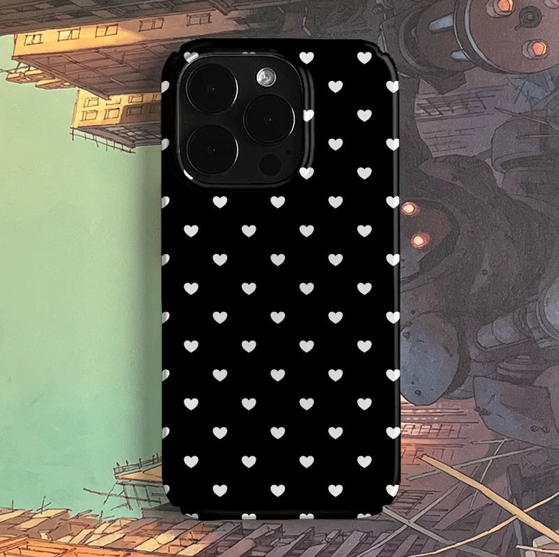Pbcase Love Polka Dot Niche Apple Phone Case