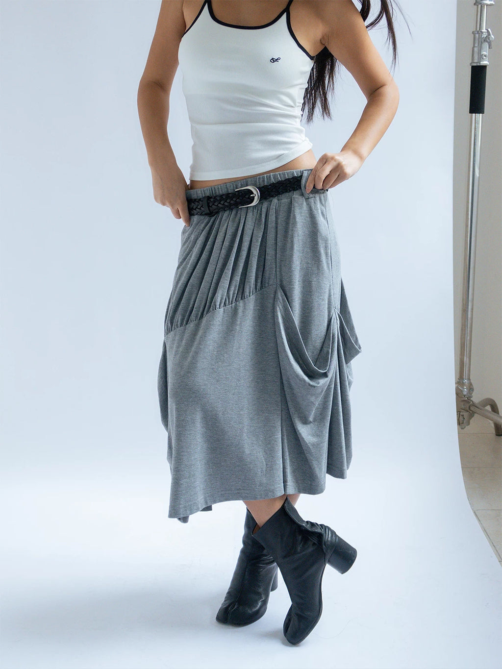 FUNKYFUN Niche Three-dimensional Pleated Skirt