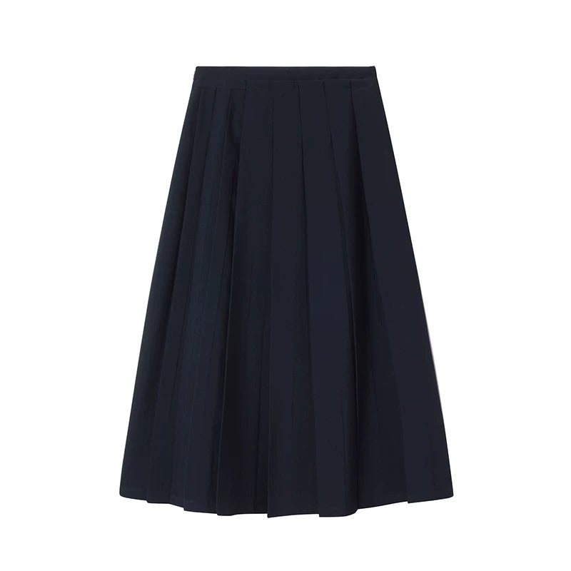KANO Asymmetrical Pleated Skirt