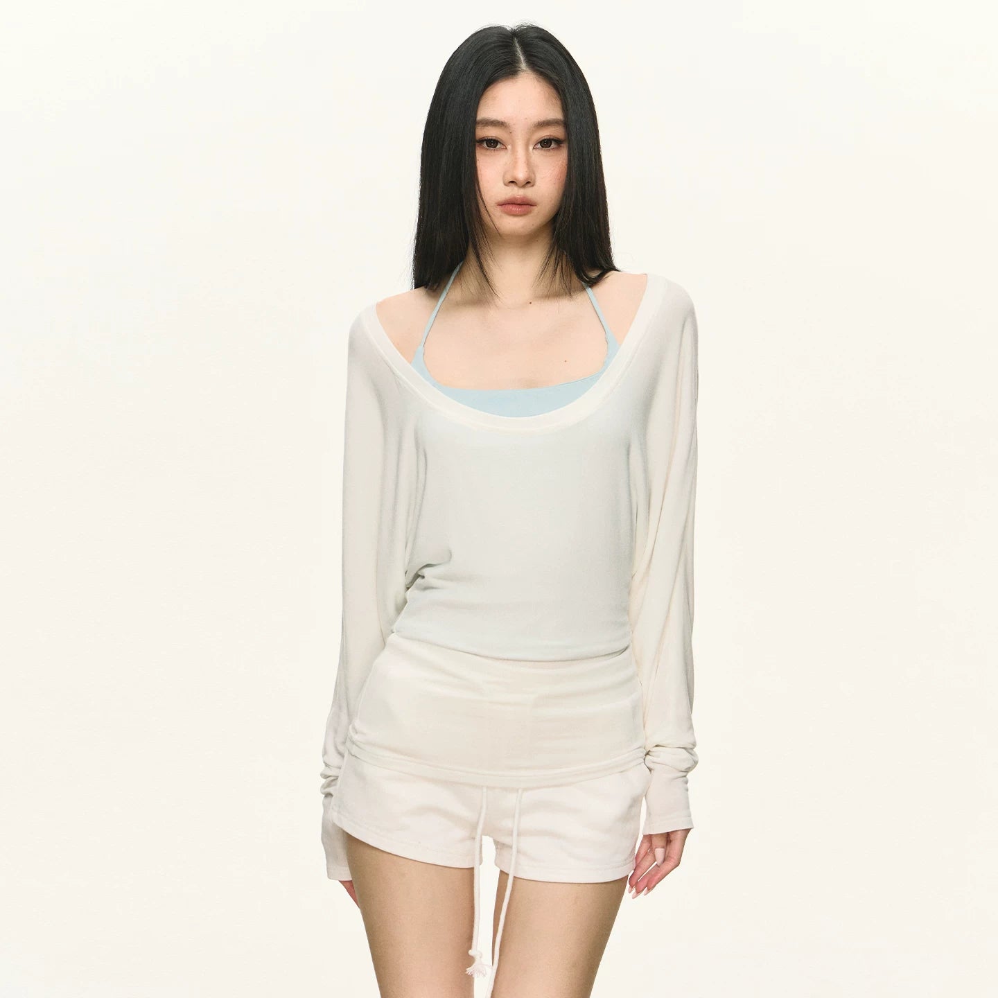 Anna Aneae Tencel Wool Loose Long Sleeves