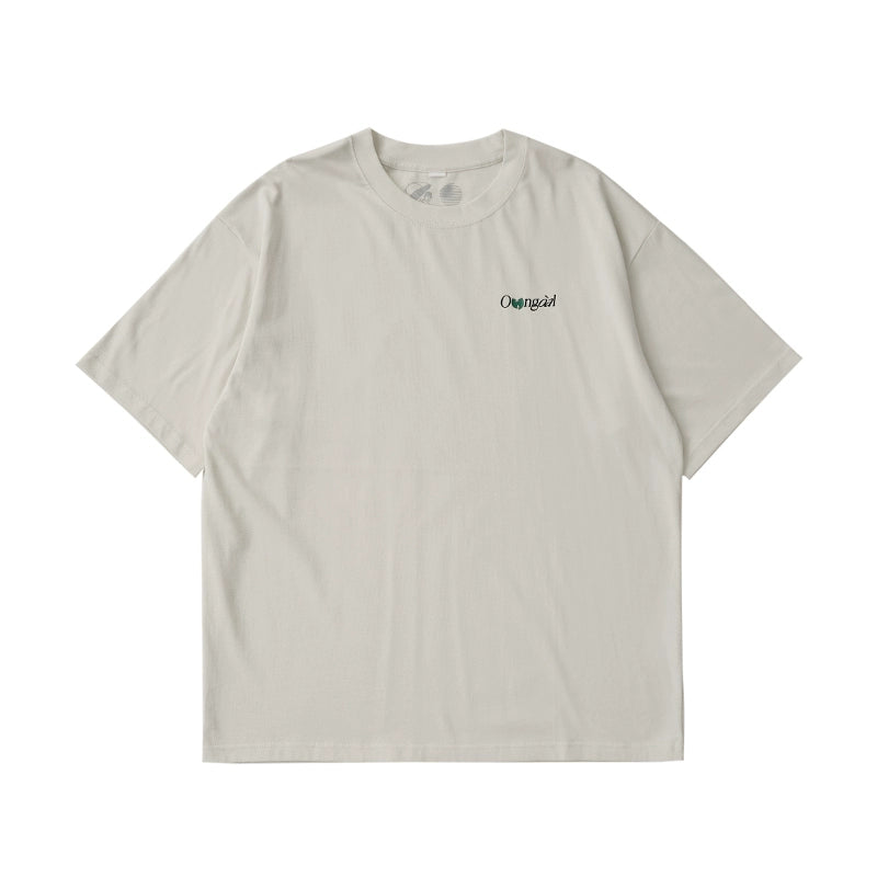 Battles Oolong Ball Shaolin Island Vintage Printing Loose Tee