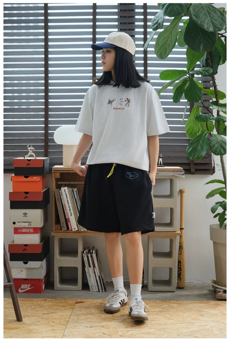 Battles Loose Casual Embroidery Cool Tee