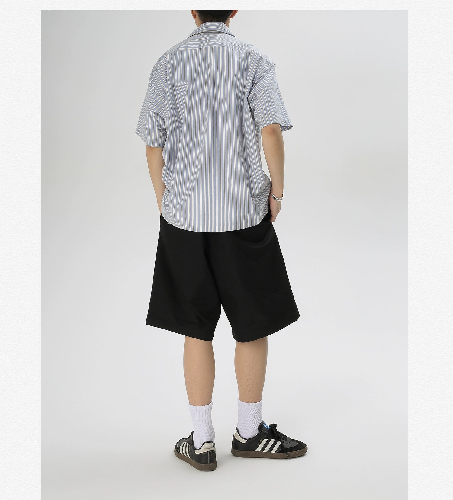 AWT24SS Simple Casual Striped Shirt