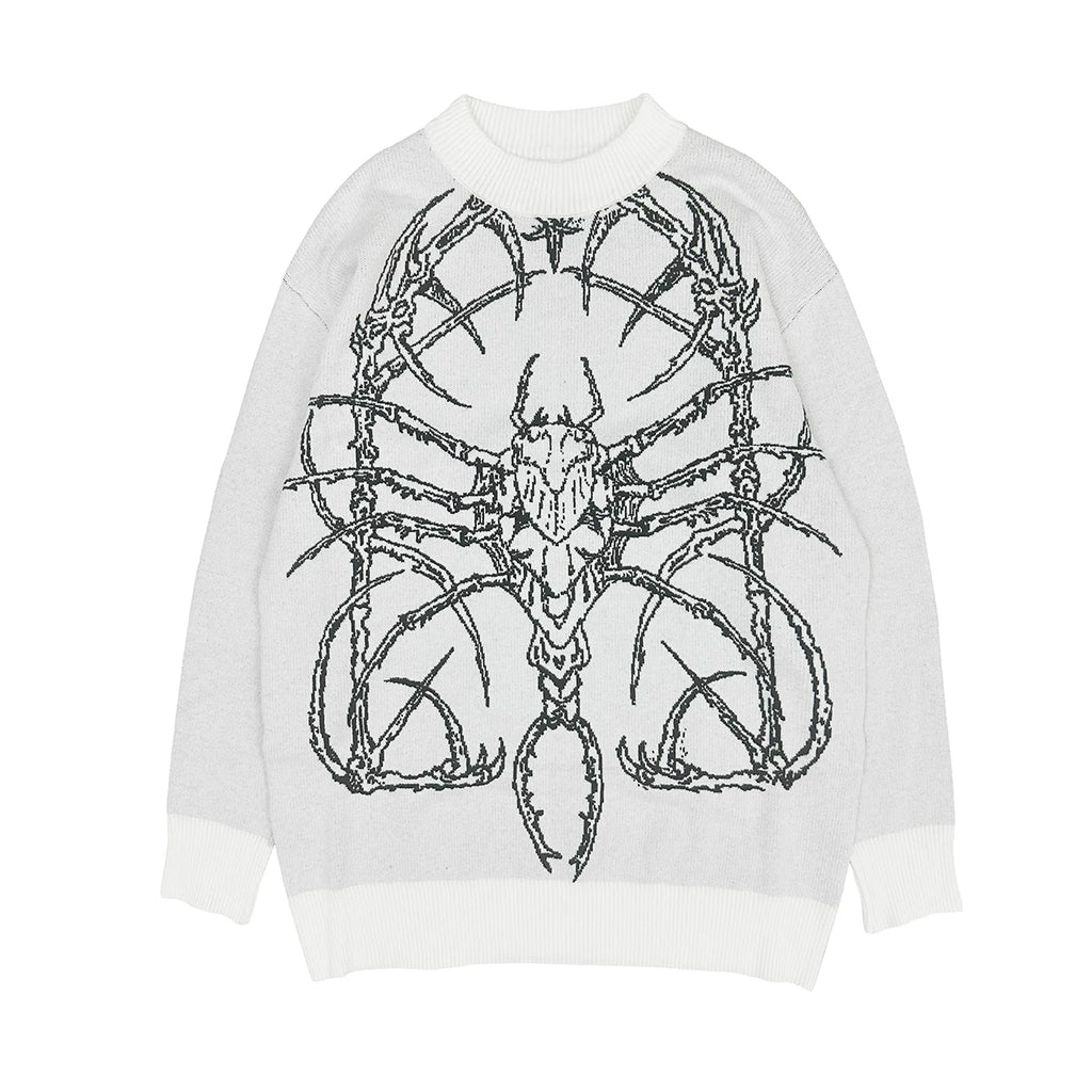 WETBODY Loose Crew Neck Casual Sweater