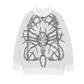 WETBODY Loose Crew Neck Casual Sweater