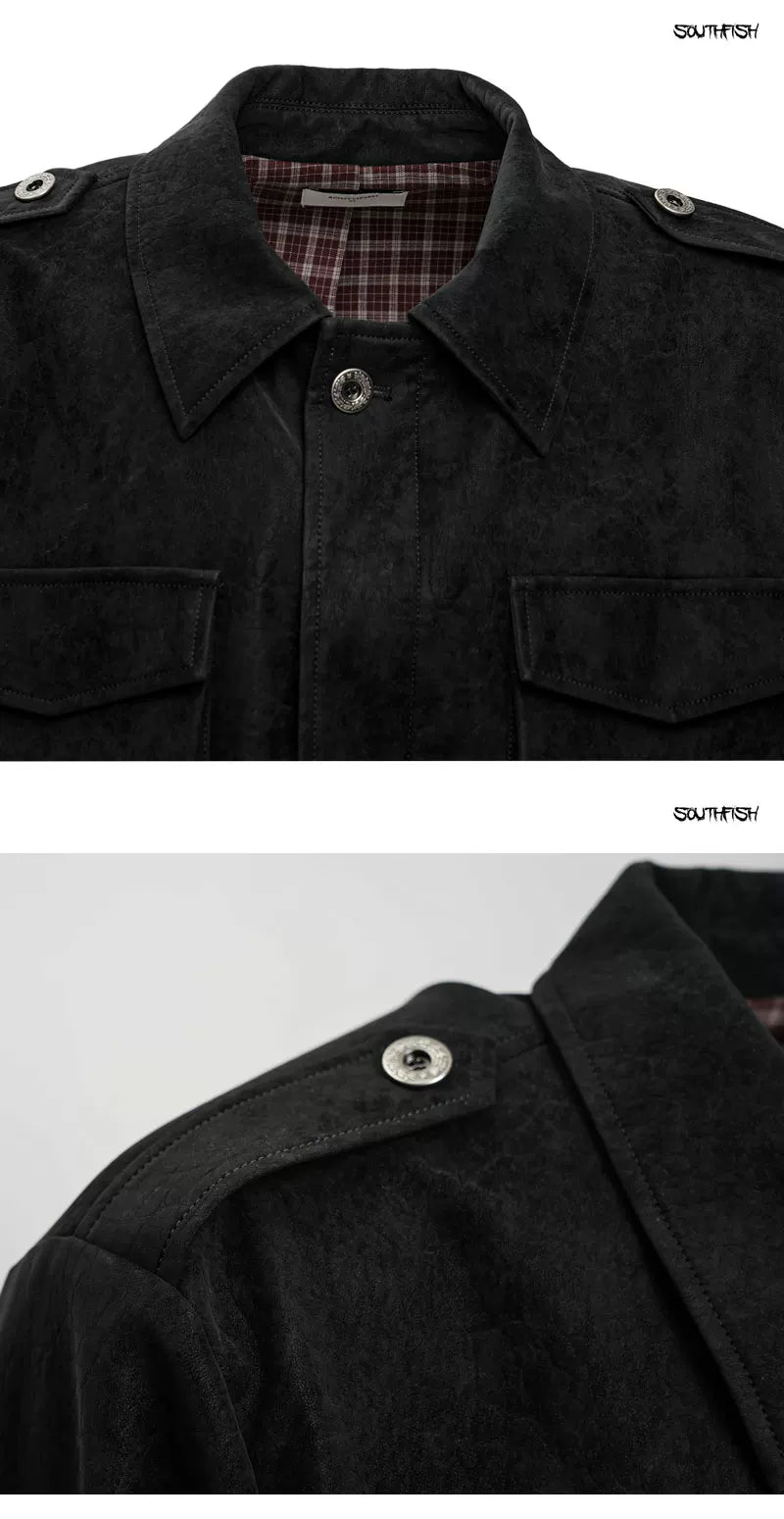 SOUTHFISH Vintage Lapel Jacket