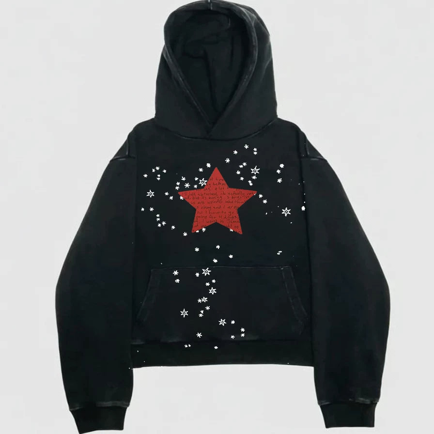 MELANIN Wasteland Style Casual Hooded Sweater