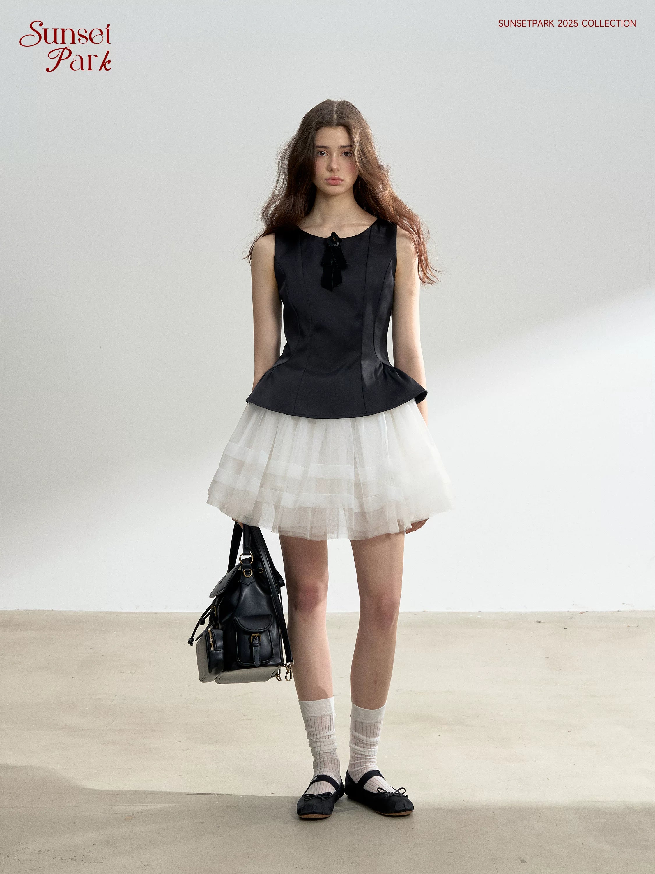 SunsetPark Lace Sleeveless Tank Skirt