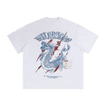 WildX Loose Trendy Brand Small Neckline Tee