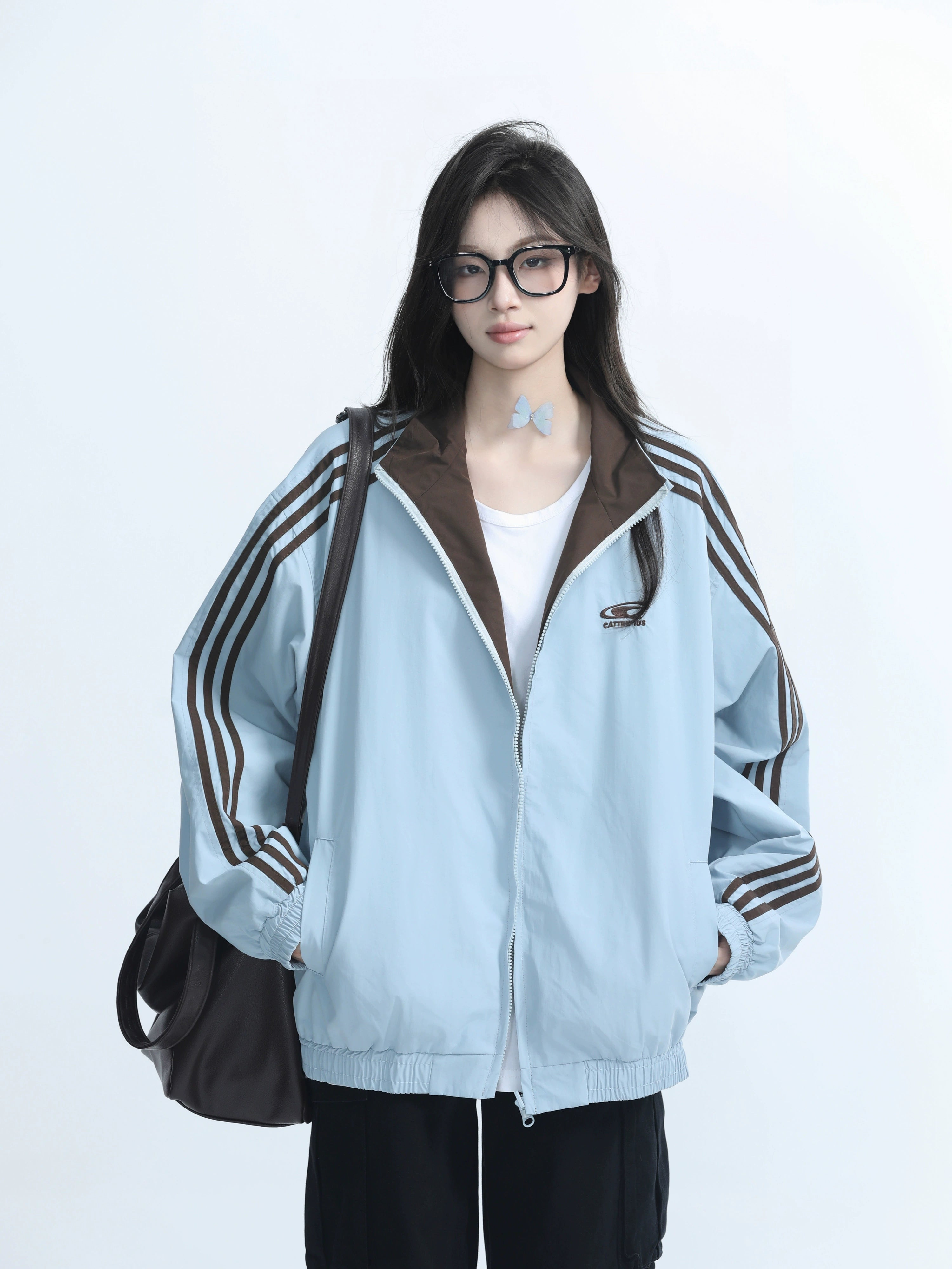 Zuocisankon Vintage Two-sided Loose Jacket