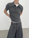 COLN Lapel Slim Polo Shirt
