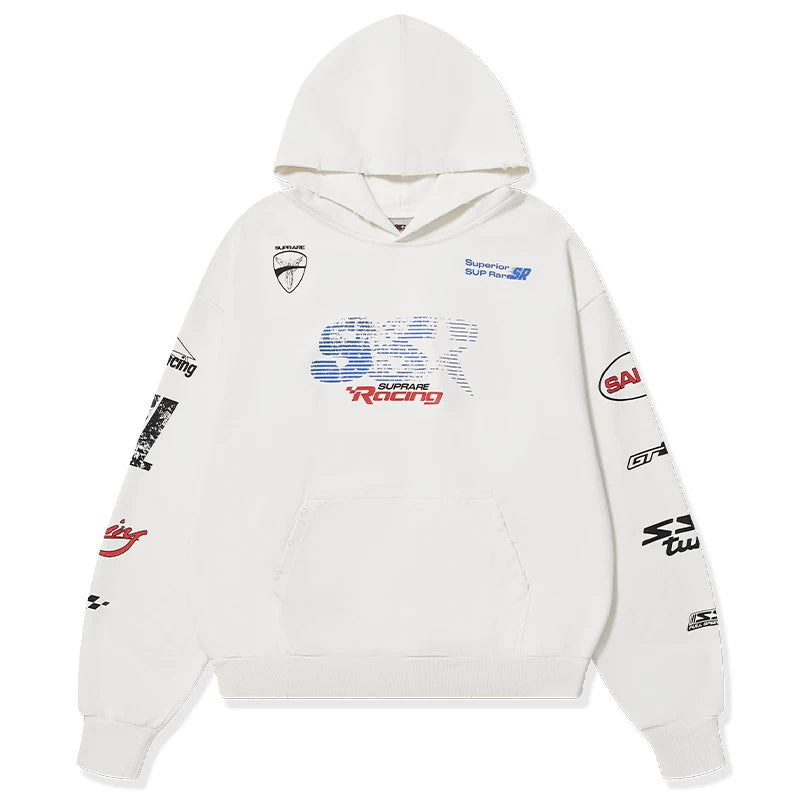 SSR Racing Style Loose Hooded Sweater