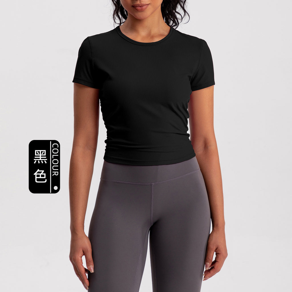 Athena Lulu Sexy Beautiful Back Slim and Thin Quick-drying Sports Tee