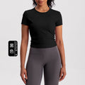 Athena Lulu Sexy Beautiful Back Slim and Thin Quick-drying Sports Tee