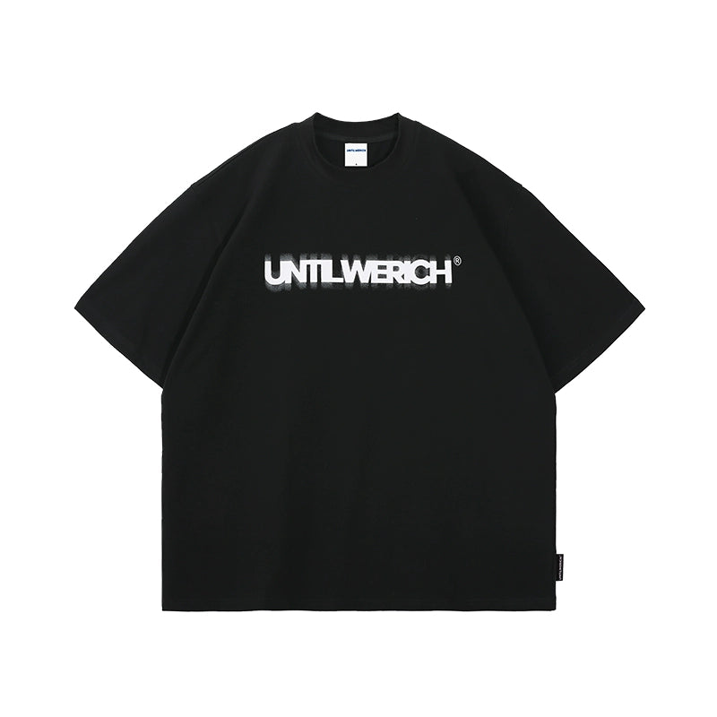Untilwerich Crewneck Print Small Neckline Tee