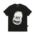 MMBBT Fun Baseball Cap Print Crew Neck Tee