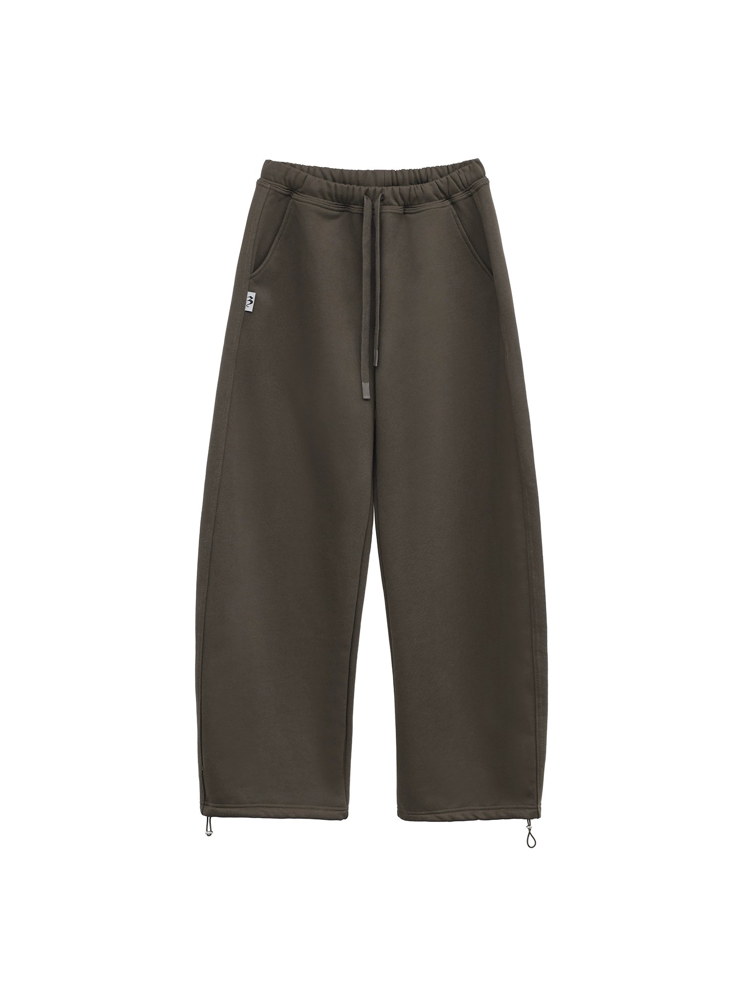 FUZZYKON Drawstring Sports Casual Wide Leg Skinny Straight Pants