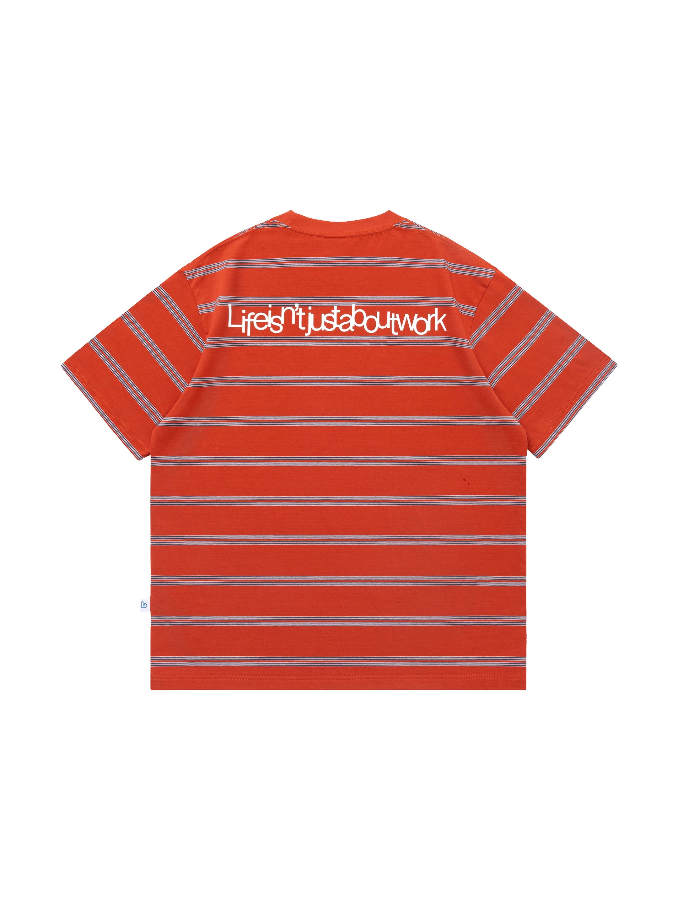 BENT IDEA Vintage Embroidered Striped Tee