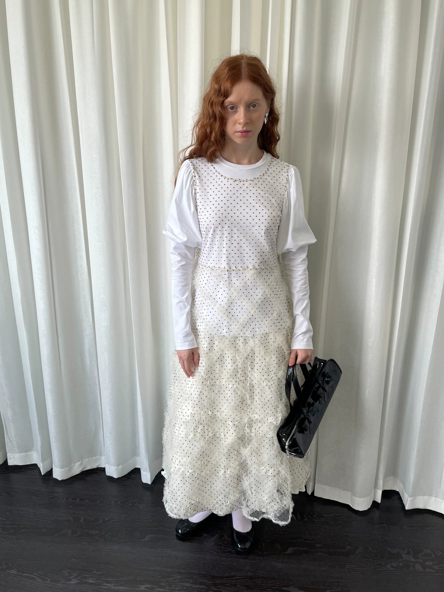 Loosesmell Multi-Layer Lace Mesh Stacked Tank Skirt