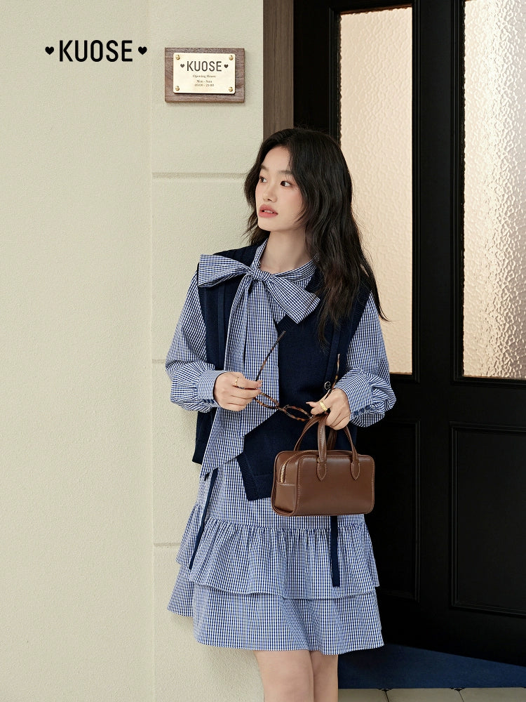 Kuose Loose Sweater Vest Knitwear