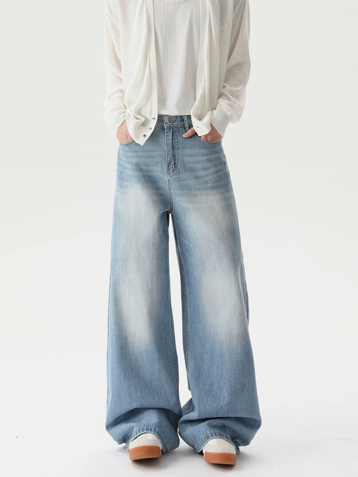 TURNTIDE Loose Straight Wide Leg Versatile Jeans