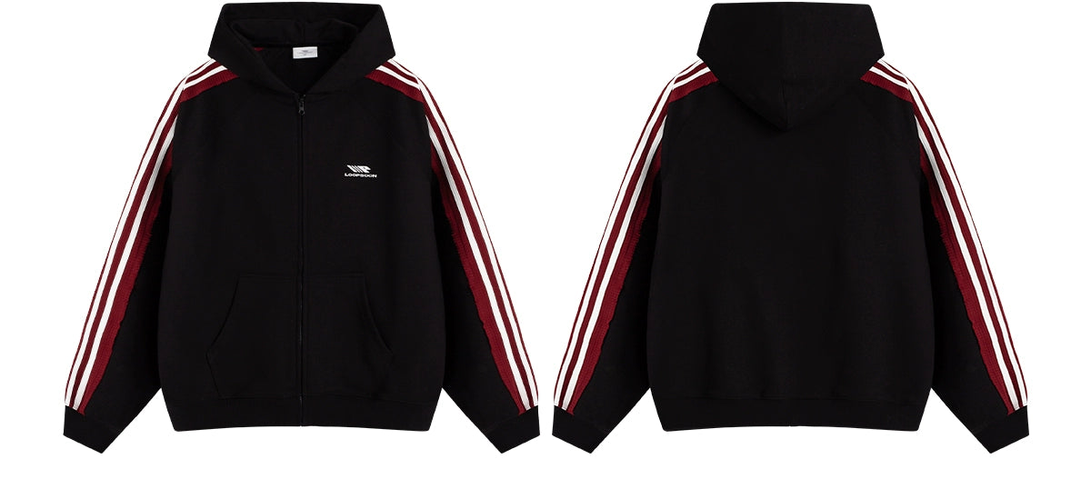 Loopsoon Fashion Splicing Loose Set