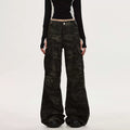 0123Start Straight Tube Micro-pull Camouflage Overalls