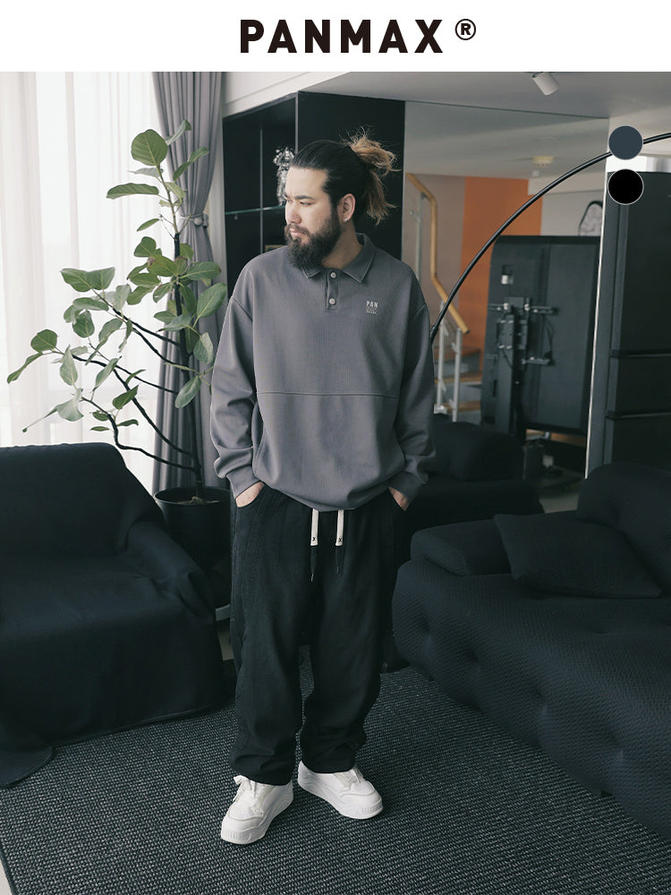 PANMAX Tide Brand Loose Straight Gradual Change Jeans